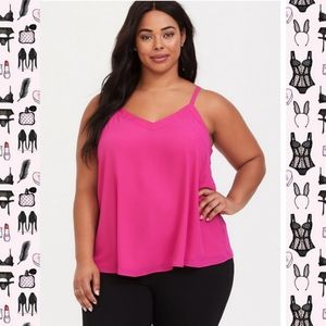 NWT Georgette Swing Tie Tank Sz 4